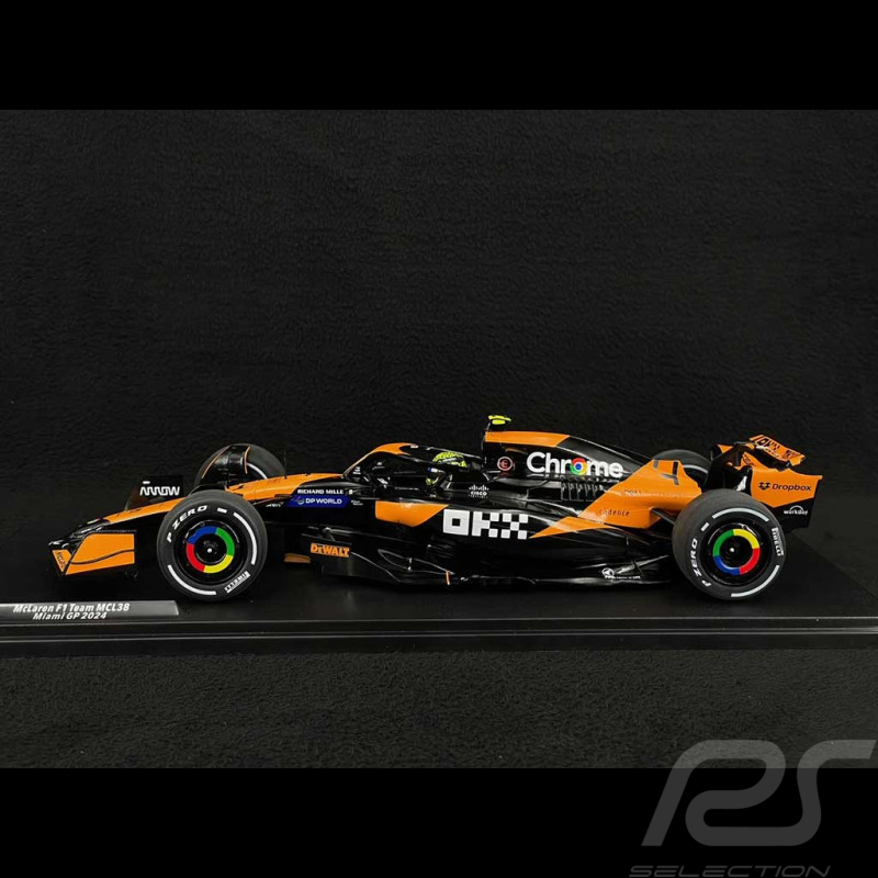 Lando Norris McLaren MCL38 n° 4 GP Miami 2024 F1 1/18 Solido S1814201
