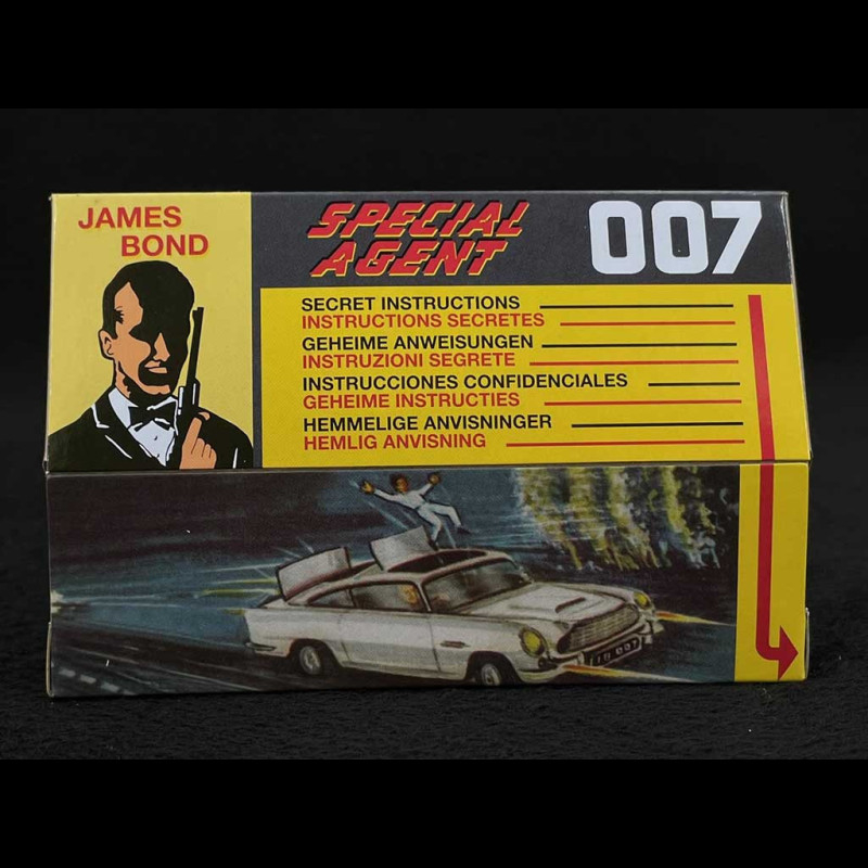 OPO 10 Voiture 1/43 Aston Martin DB5 – James Bond 007 Goldfinger – Modèle Métal En Boîte Diorama – Collectionneur, Dès 14 Ans