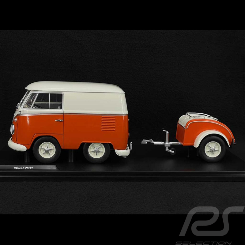 Volkswagen Bulli T1 Kool Kombi 1950 Orange / Weiß 1/18 Solido S1810902
