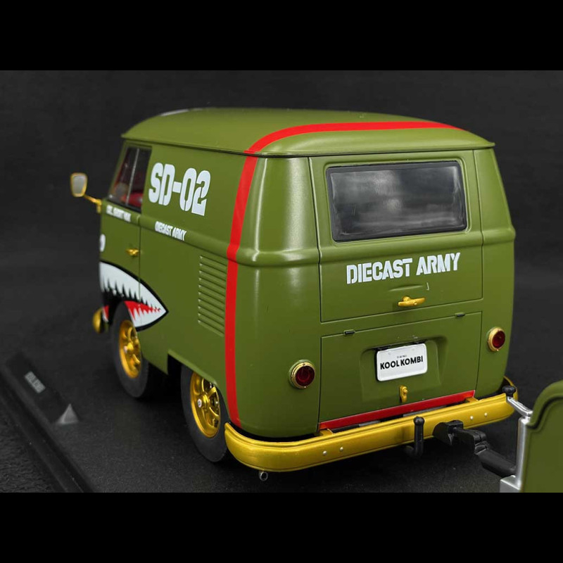 VOLKSWAGEN KOOL KOMBI Army 1950 Combi - 1:18 Solido S1810901 EUR 30,00 - FR