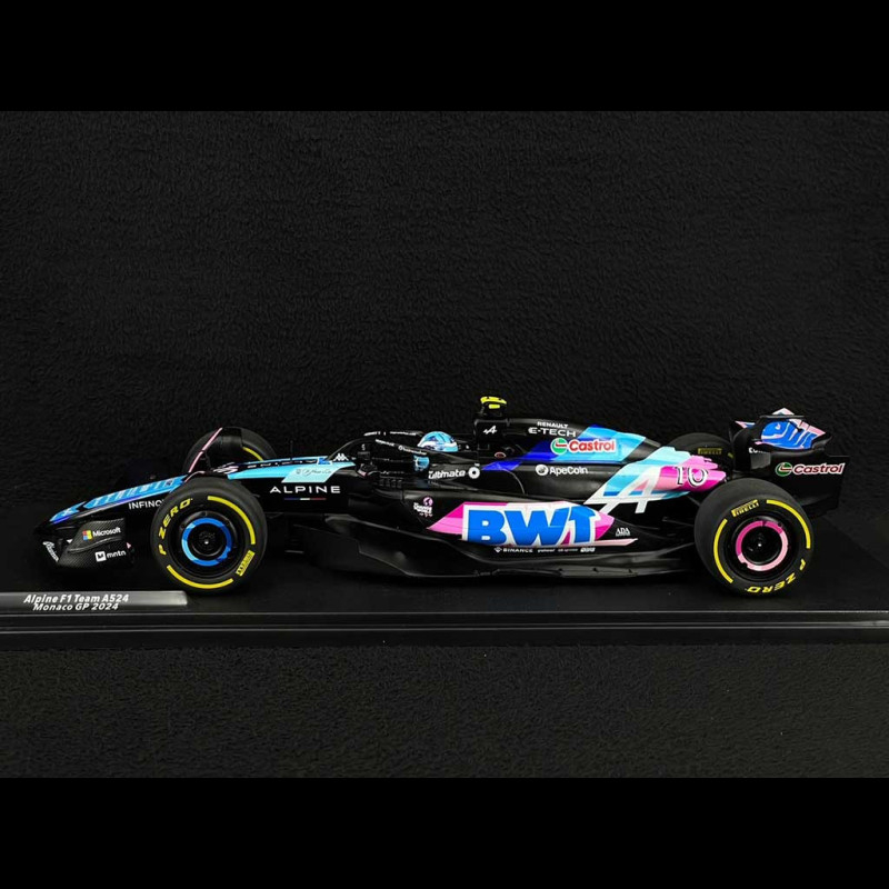Fórmula 1 Alpine A524 Pierre Gasly GP Mônaco 2024 1:18 Solido - 19 anos Fórmula 1 Alpine A524 Pierre Gasly GP Mônaco 2024 1:18 Solido - 19 anos