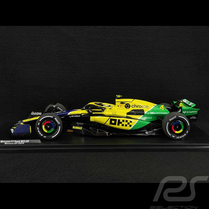 Lando Norris McLaren MCL38 n° 4 GP Monaco 2024 F1 1/18 Solido S1814203