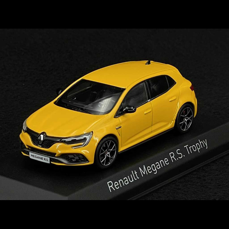 Voiture Miniature Renault Megane Trophy Jaune – échelle 1/43 – Altaya – Occasion