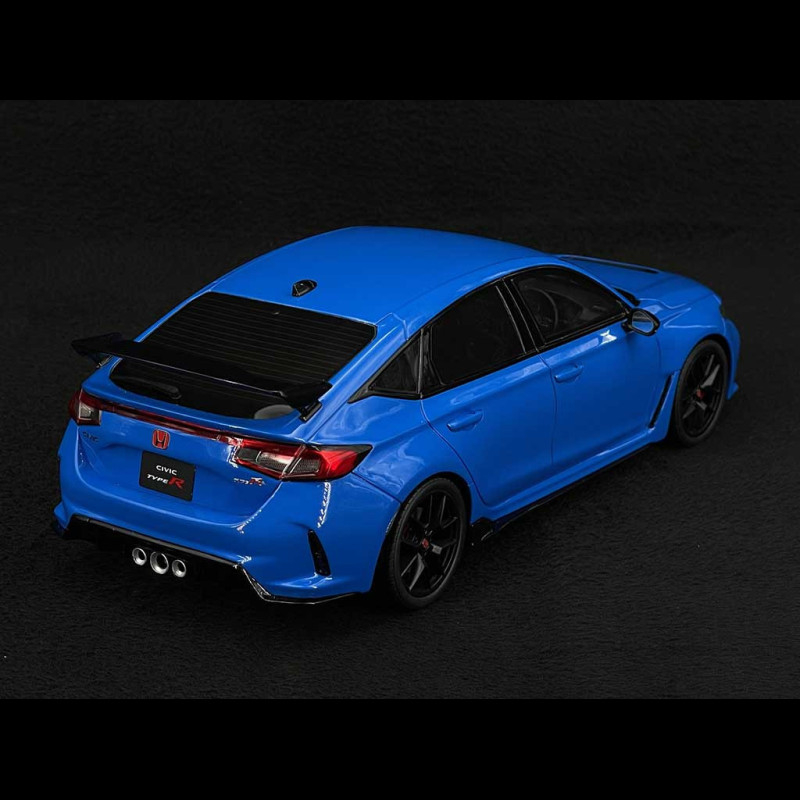 1:18 OTTO Mobile OT1093 Honda Civic Type R Racing Boost 2022 Perle Bleue