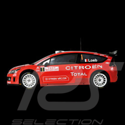 Kit Citroën C4 WRC Vainqueur Rallye Monte-Carlo 2008 Loeb 1/8 à monter Ixo Models