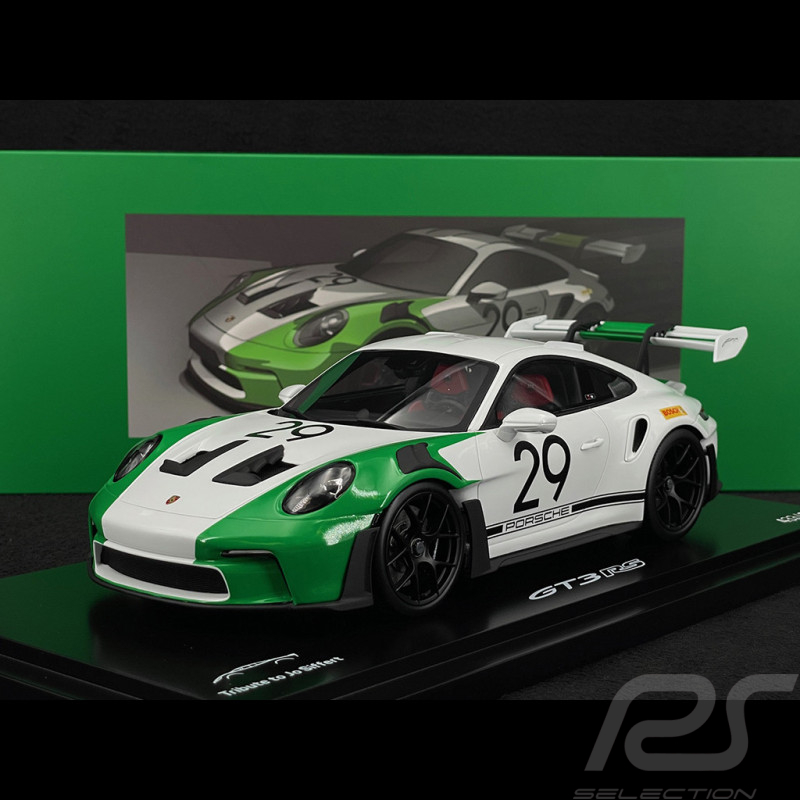 Porsche 911 GT3 RS Type 992 2024 Tribute to Jo Siffert Blanc / Vert 1/18 Spark WAP0215100SGT3