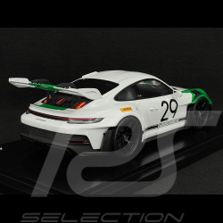 Duo Jo Siffert Poloshirt Warson + Porsche 911 GT3 RS Type 992 2024 Tribute to Jo Siffert White / Green 1/18 Spark WAP0215100SGT3