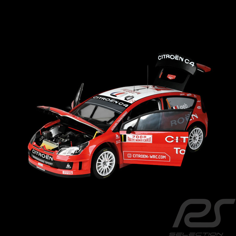 Citroën MONTIERTE Kit C4 WRC Sieger Rallye Monte-Carlo 2008 Loeb 1/8 Ixo Models