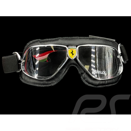 Ferrari Rennfahrerbrille Nannini Vintage Fahrer F1 Team Leclerc / Hamilton Schwarz L0674