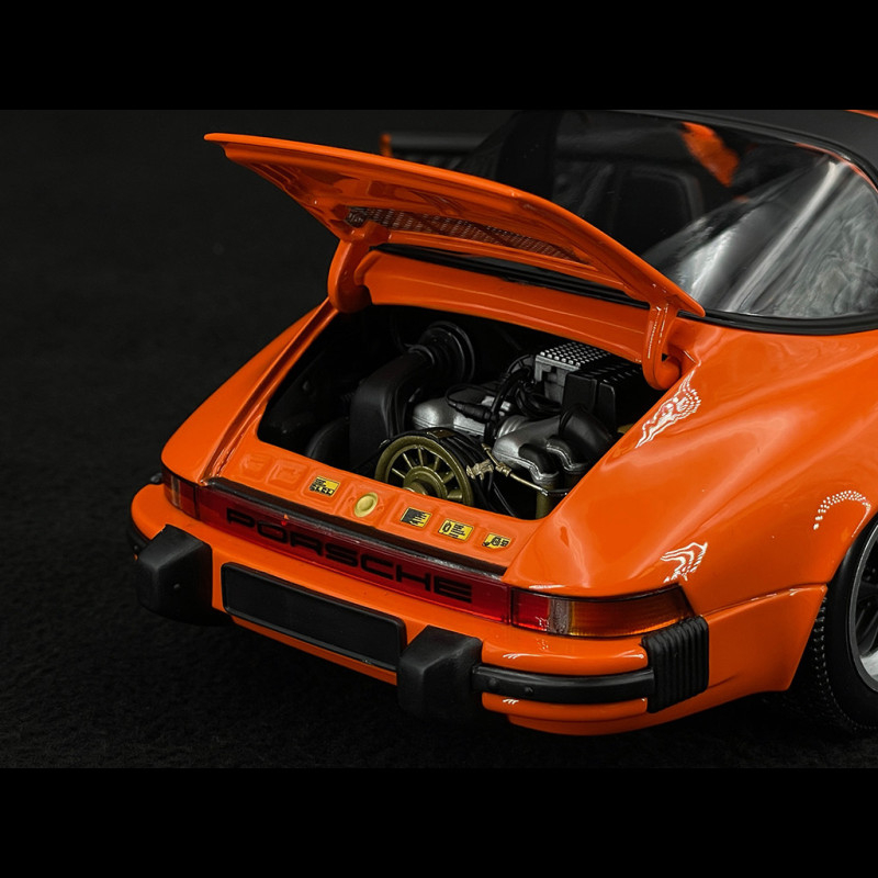 Porsche 911 Carrera 3.2 Targa 1983 Orange 1/18 Minichamps 100063064