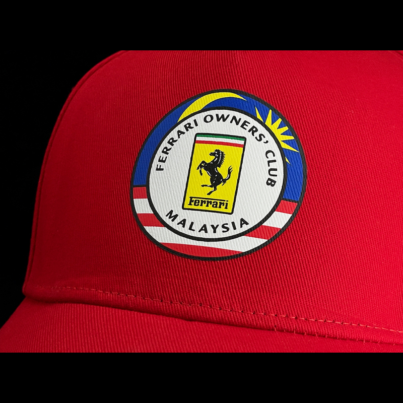 Ferrari Cap Club Malaysia F1 Team Leclerc / Hamilton Rot 46624
