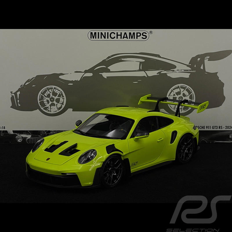 Porsche 911 GT3 RS Type 992 2023 Vert Acide 1/18 Minichamps 110062028