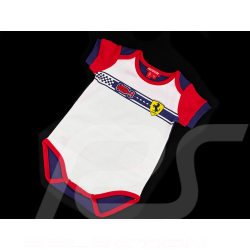 Ferrari Baby Strampler Set F1 Team Leclerc / Hamilton Blanc Rot 42592