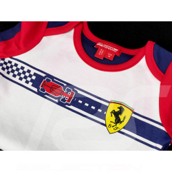 Ferrari Baby Strampler Set F1 Team Leclerc / Hamilton Blanc Rot 42592