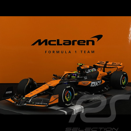 Lando Norris McLaren MCL38 n° 4 Vainqueur GP Miami 2024 F1 1/18 Minichamps 537241904