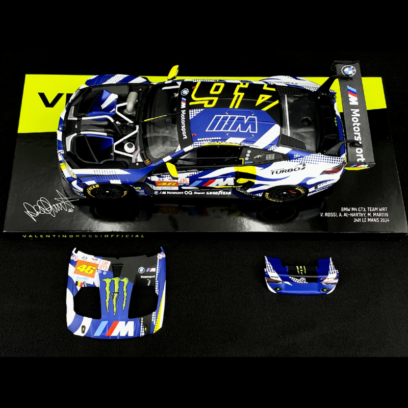 Miniature Spark 1/18 - BMW N°46 Le Mans 2024 - Valentino Rossi - Neuve