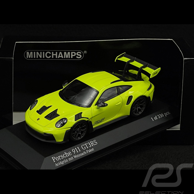 Porsche 911 GT3 RS Type 992 2023 Vert Acide 1/43 Minichamps 410062111