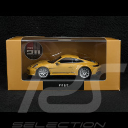 Porsche 911 S/T Type 992 2023 60 Ans Jaune Bahama 1/43 Spark WAP0203130R0ST