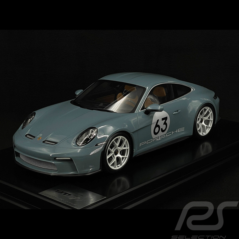 Porsche 911 S/T Type 992 2023 Bleu Rivage Métallique 1/12 Spark WAP0233170R0ST