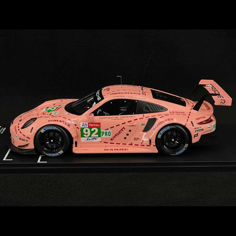 Porsche 911 RSR Le Mans 2018 #92 GT Team Winner - Modèle 1/43 IXO - Neuf