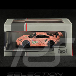 Porsche 911 RSR Type 991 n°92 Vainqueur 24h Le Mans 2018 Cochon Rose 1/43 Ixo Models LE43020