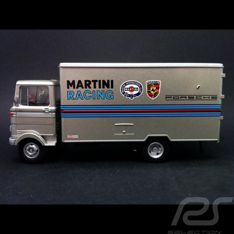 Mercedes Benz LP608 Porsche Martini Racing Renntransporter 1/43 Premium Classixxs 12502 Mercedes Benz LP608 Porsche Martini Racing Renntransporter 1/43 Premium Classixxs 12502