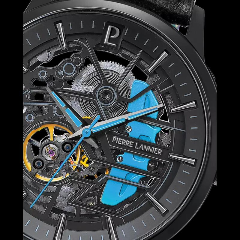 Pierre Lannier PADDOCK - Montre à aiguilles - noir