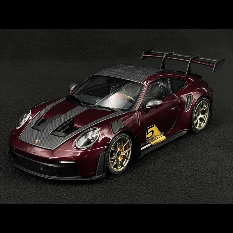 Modèle Réduit Porsche 911 GT3 (992) 2021 Minichamps 1:43 - Noir Jet Métallique, édition Limitée