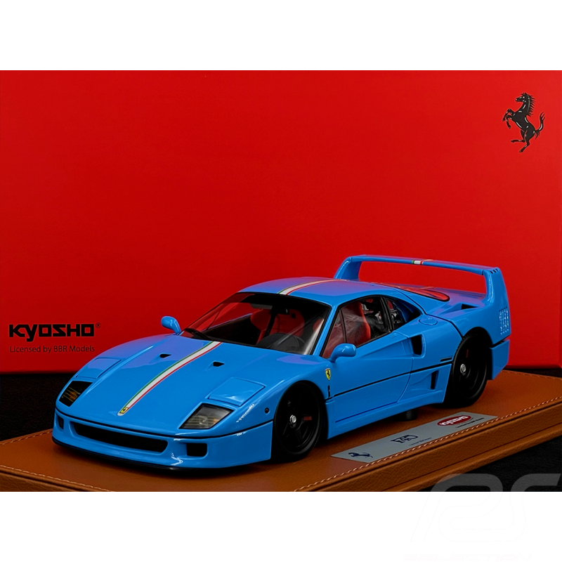 Ferrari F40 1988 Blue Azzurro 1/18 BBR Models x Kyosho BBRKS011