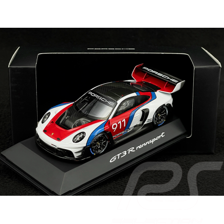 Porsche 911 GT3 R Rennsport Type 992 2024 Presentation Blanc / Rouge / Bleu 1/43 Spark WAP0205010SGTR