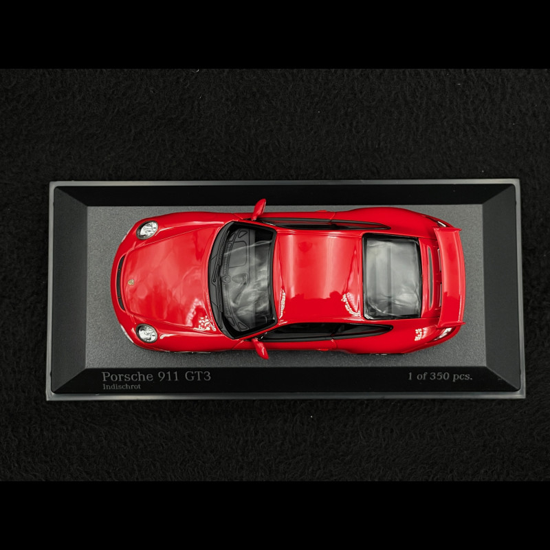 Minichamps 1/43 - Porsche 911 GT3 2009 - Rouge - Modèle Neuf Sous Emballage