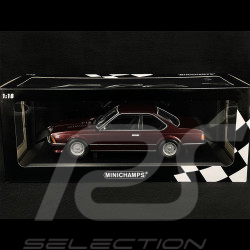 BMW 635 CSI 1982 Rouge Foncé Métallique 1/18 Minichamps 155028105