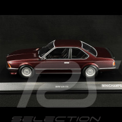 BMW 635 CSI 1982 Rouge Foncé Métallique 1/18 Minichamps 155028105