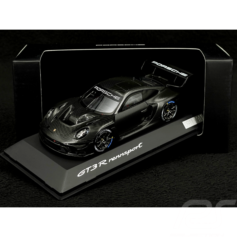 Seltenes Exemplar 911/1911 Porsche 911 GT3 R Rennsport Type 992 2024 Carbon Schwarz 1/43 Spark WAP0205040SGTR