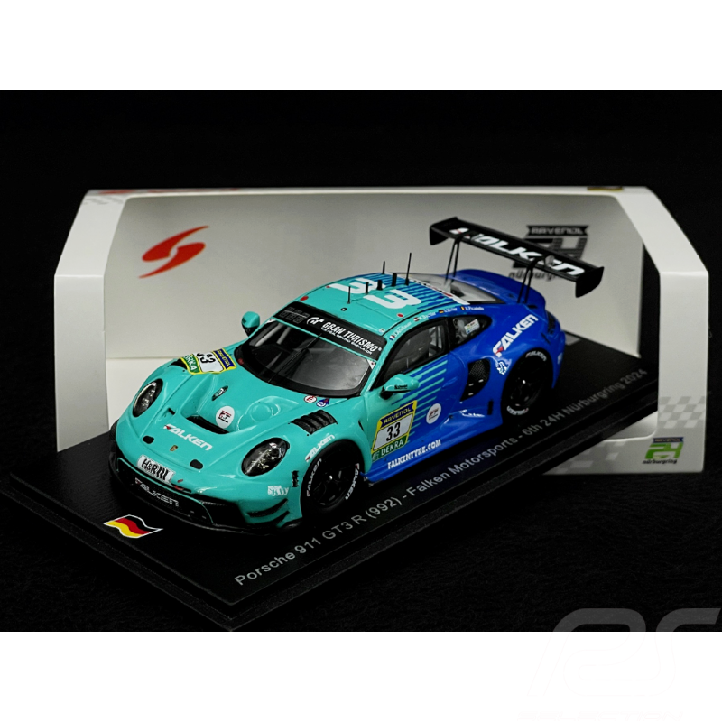 Porsche 911 GT3 R Type 992 n° 33 6ème 24h Nürburgring 2024 1/43 Spark SG948