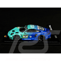 Porsche 911 GT3 R Type 992 n° 33 6ème 24h Nürburgring 2024 1/43 Spark SG948