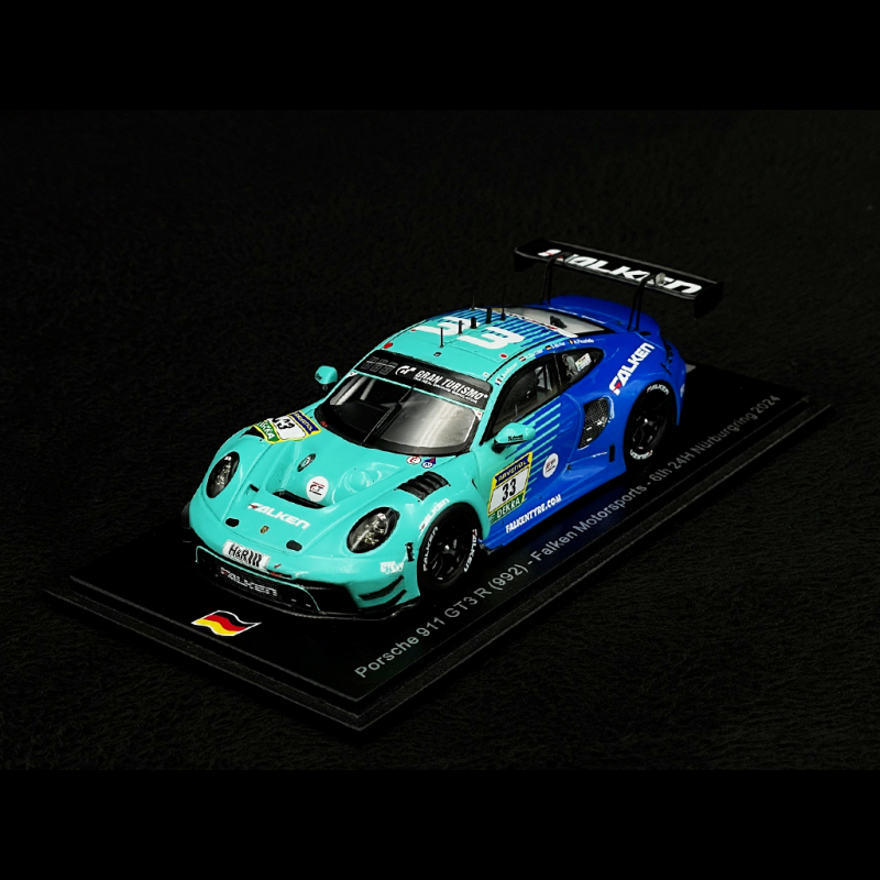 Porsche 911 GT3 R 24h N&uuml;rburgring 2024 Falken Motorsports - Spark 1:43 Modello SG 948