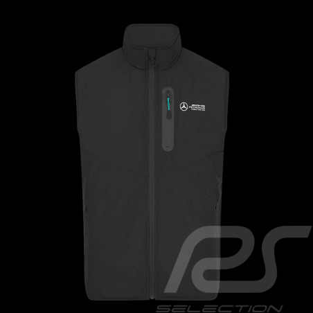 Mercedes Jacke AMG Petronas Günstige Ärmellose Jacke F1 Team Russell / Antonelli Schwarz 701227030-001 - herren