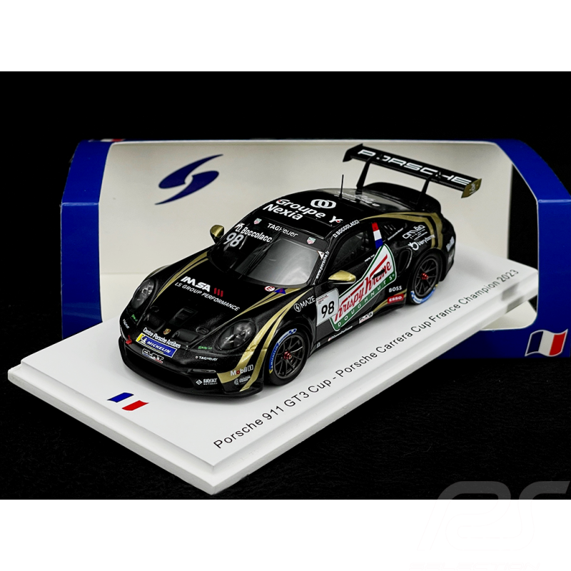 Porsche 911 GT3 Cup Type 992 n° 98 Sieger Porsche Carrera Cup France 2023 1/43 Spark SF310