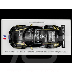 Porsche 911 GT3 Cup Type 992 n° 98 Vainqueur Porsche Carrera Cup France 2023 1/43 Spark SF310