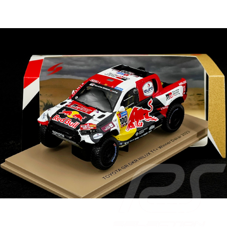 Toyota GR DKR Hilux T1 n° 200 Vainqueur Rallye Dakar 2023 1/43 Spark S5871