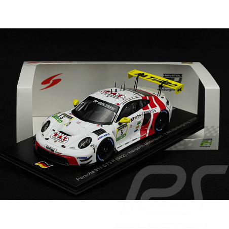 Porsche 911 GT3 R Type 992 n° 5 24h Nürburgring 2024 1/43 Spark SG941