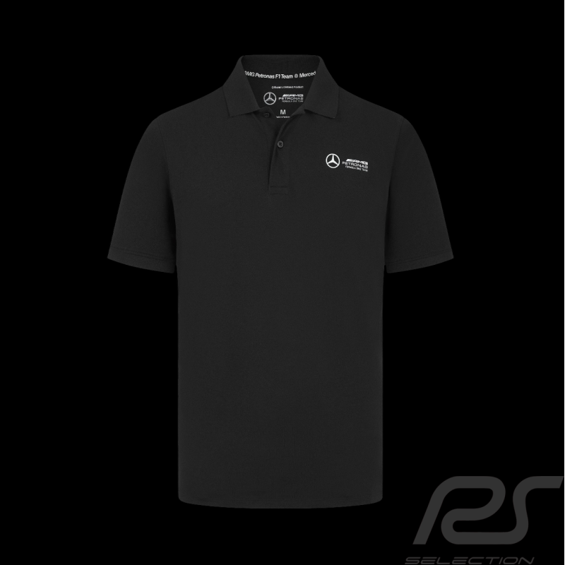 Polo Mercedes Pas Cher AMG Petronas F1 Team Russell / Antonelli Noir 701227036-001 - homme