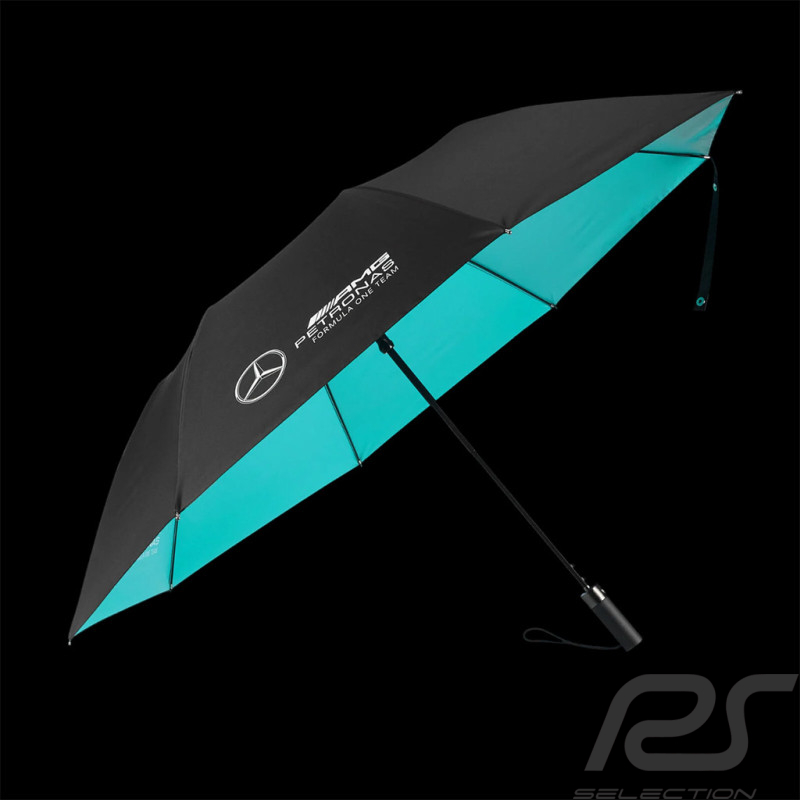 Parapluie Mercedes Pas Cher AMG Petronas Compact F1 Team Hamilton / Russell / Antonelli Noir 701227073-001