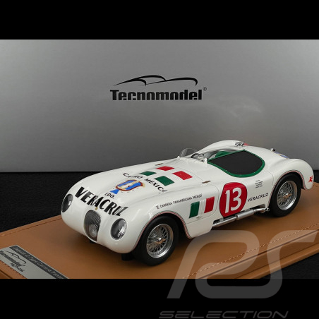 Jaguar Type C Spider n° 13 Carrera Panamericana 1954 1/18 Tecnomodel TM18-290E