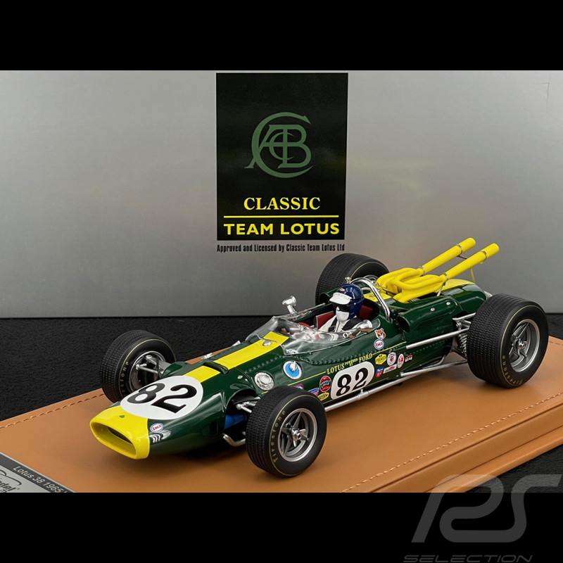 Jim Clark Lotus Type 38 n° 82 Winner 500 Miles Indianapolis 1965 1/18 Tecnomodel TMD18-319A