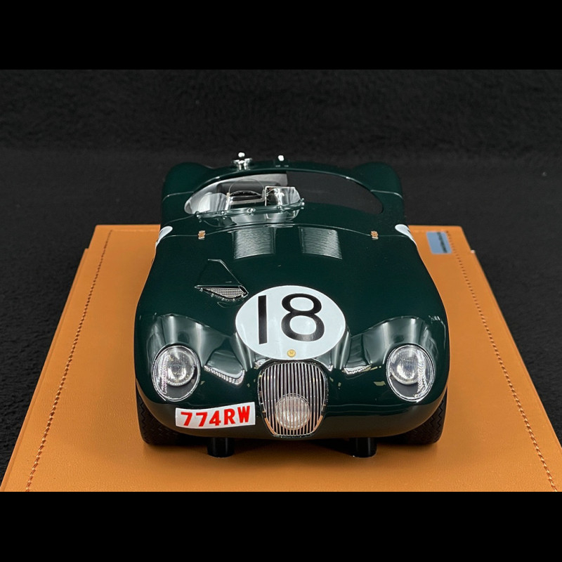 Jaguar Type C Press 1953 - Modèle Réduit 1/18 Technomodel - Occasion Très Bon état