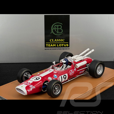 Jim Clark Lotus Type 38 n° 19 2nd 500 Miles Indianapolis 1966 1/18 Tecnomodel TMD18-319C