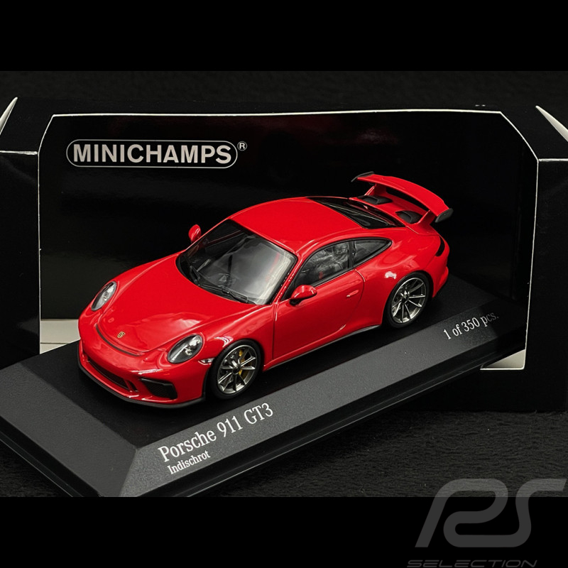 Porsche 911 GT3 Type 991 2017 Rouge Indien 1/43 Minichamps 410066030