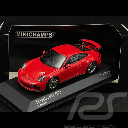 Porsche 911 GT3 Type 991 2017 Rouge Indien 1/43 Minichamps 410066030